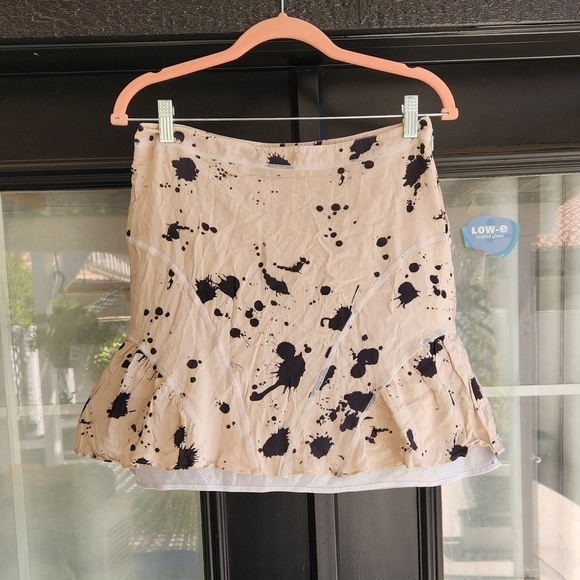 BURBERRY PAINT SPLASH SILK‎ SKIRT - Picture 8 of 10